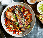 Crispy Miso Mackerel and Chinese-style Noodles | Dinner For One Recipe | Tesco Real Food