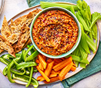 Easy Charred Pepper Dip Recipe | Pepper Recipes | Tesco Real Food