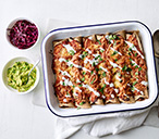 Easy chipotle chicken and black bean enchiladas | Tesco Real Food