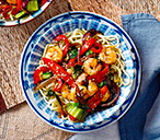 Egg noodles with prawns | Tesco Real Food