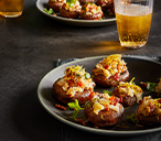 Smoked Bacon And Manchego Stuffed Mushrooms Recipe | Mushroom Recipes | Tesco Real Food