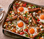 Full English Traybake | Sausage Recipes | Tesco Real Food