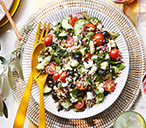 Greek Salad With Grains Recipe | Salad Recipes | Tesco Real Food