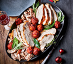 Garlic And Herb Turkey Crown With Confit Legs Recipe | Turkey Recipes | Tesco Real Food