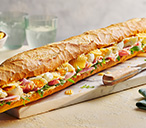 Giant Sharing Ham, Egg And Crisps Baguette | Sandwich Recipes | Tesco Real Food