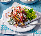 Greek Style Stuffed Sweet Potatoes | Tesco Real Food