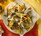 Grilled Paneer With Charred Courgettes | Tesco Real Food