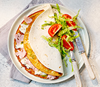 Ham and Mozzarella Omelette Wrap | Kids' Recipes | Tesco Real Food