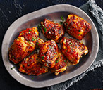 Sticky Honey, Garlic And Harissa Chicken Thighs Recipe