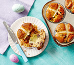 Hot Cross Muffins With Custard Recipe | Easter Baking Recipes | Tesco Real Food