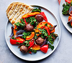 Hot Honey Squash And Meatball Traybake | Tesco Real Food