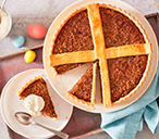 Hot cross bun treacle tart | Easter Recipes | Tesco Real Food