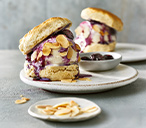 Blueberry ice cream scone sandwiches | Tesco Real Food