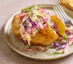 Jacket Potato With Mackerel And Apple Slaw | Tesco Real Food