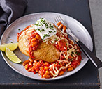 Jacket potatoes and smoky BBQ beans | Tesco Real Food