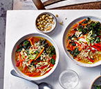 Japanese Rice Bowl With Kale Chips Recipe | Vegan Recipes | Tesco Real Food