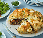 Moroccan lamb filo pie | Tesco Real Food