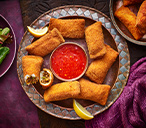 Minty lamb and pea rolls | Tesco Real Food