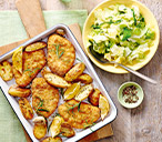 Lemon Chicken With Rosemary Potatoes Recipe | Delicious Chicken Recipes | Tesco Real Food