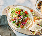 Meatball Greek Salad Wraps | Quick Recipes | Tesco Real Food