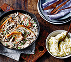 Mushroom and Creamy Mustard Pork Steaks Recipe | Pork Recipes | Tesco Real Food