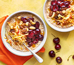Nutty Cherry Overnight Oats Recipe | Breakfast Recipes | Tesco Real Food