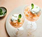 Paloma Granita with Lime and Mint Cream | Tesco Real Food