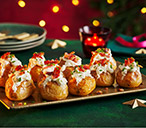 Baby jackets with cream cheese and bacon | Tesco Real Food
