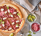 Spicy lamb pizza | Tesco Real Food