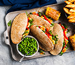 Piri-piri Halloumi Pittas Recipe | Tesco Real Food