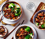 Pork Teriyaki, Rice and Broccoli | Pork Recipes | Tesco Real Food