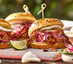 Asian-style barbecue pork sliders | Tesco Real Food