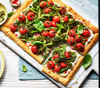 Purple Sprouting Broccoli Tart Recipe | Easter Lunch Recipes | Tesco Real Food
