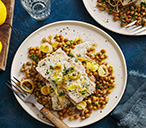 Cider-braised cod with lentils | Tesco Real Food