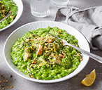 Green vegan 'chicken' risotto | Tesco Real Food