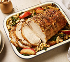 Roast Pork And Bean Traybake Recipe | Tesco Real Food