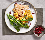 Roast Salmon with Butternut Houmous Mash | Salmon Recipes | Tesco Real Food