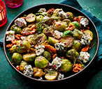 Roasted Sprouts With Blue Cheese Recipe | Tesco Real Food