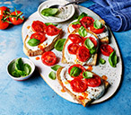 Roasted Tomato And Whipped Feta Toasts | Tesco Real Food