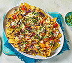 Air-fryer Roasted Vegetable Nachos Recipe | Tesco Real Food