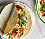Salmon and asparagus fajitas | Tesco Real Food