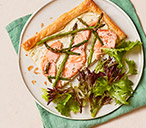 Creamy salmon and asparagus tart | Tart Recipes | Tesco Real Food