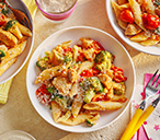 Creamy Tomato Chicken And Broccoli Penne Recipe