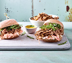 Slow-cooker pulled turkey rolls | Tesco Real Food