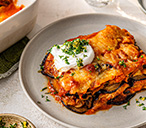 Aubergine And Butter Bean Parmigiana | Tesco Real Food