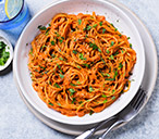 Spaghetti With Romesco Sauce Recipe | Tesco Real Food