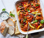 Chicken, chickpea and pepper traybake | Tesco Real Food