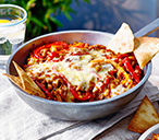 Spicy Mexican beans with tortilla nachos | Tesco Real Food