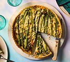 Spinach, asparagus and Gruyère quiche | Tesco Real Food