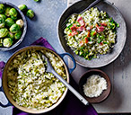 Creamy Brussels Sprouts and Bacon Risotto | Risotto Recipes | Tesco Real Food